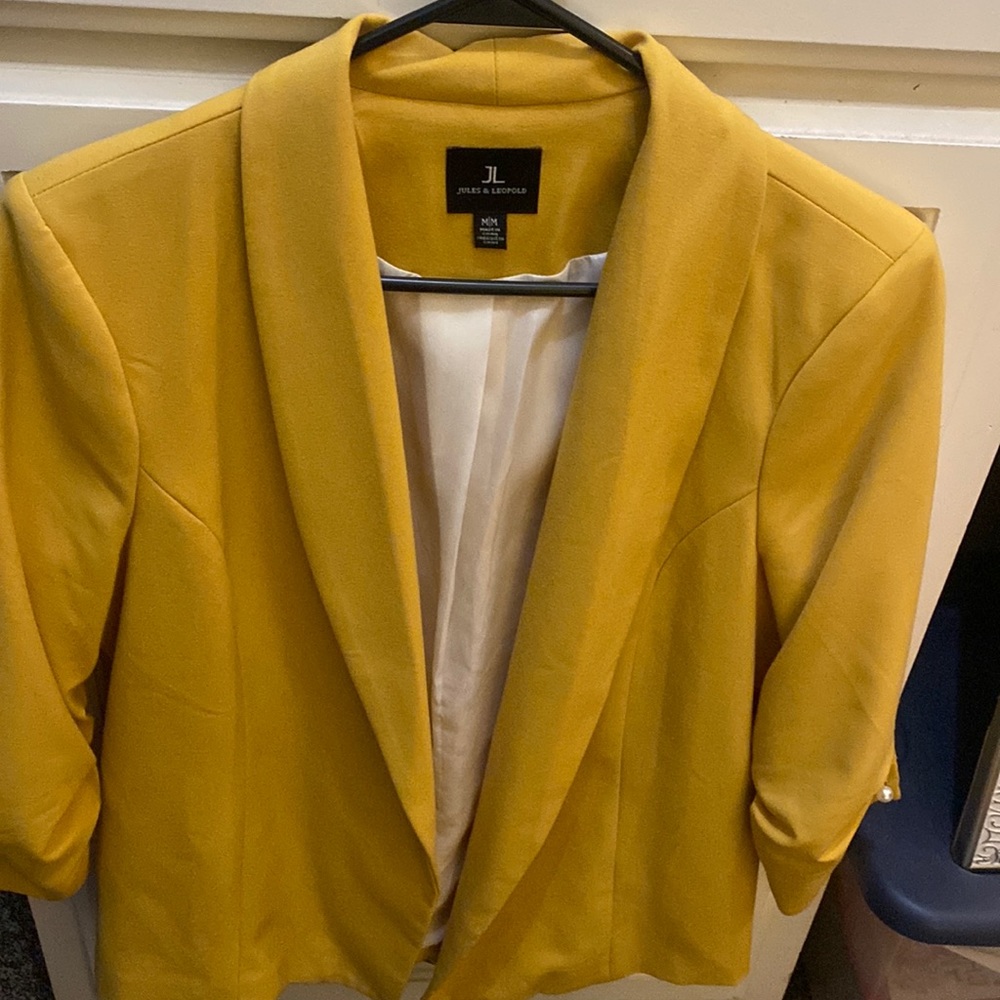 Light Mustard Jules & Leopold blazer